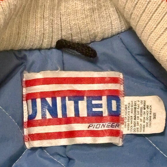 ~~Vintage UNITED PIONEER men's size S one piece snowmobile suit - Picture 5 of 6